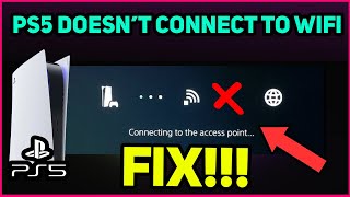 PS5 DOESNT CONNECT TO WIFI Easy Fix [upl. by Anahir]