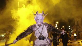 I Krampus  Sfilata a Pozza di Fassa [upl. by Arley643]