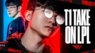 T1 VERSUS THE LPL BEGINS  T1 VS LNG  WORLDS 2023  CAEDREL [upl. by Atinihs]