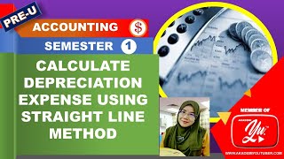 Calculate Depreciation Expense using Straight Line Method [upl. by Gerkman50]