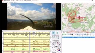 Dashcam iTracker GS6000A7 im Flugzeug [upl. by Llekcm]