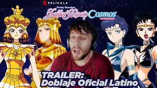 TRAILER SAILOR MOON Cosmos  Doblaje Oficial Español Latino  REACCIÓN amp RESEÑA [upl. by Ahsilek]