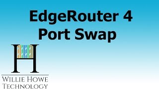 Ubiquiti EdgeRouter Port Swap [upl. by Xyla540]