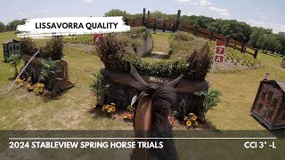 GoPro Lissavorra Quality CCI 3 L  2024 Ocala International Horse Trials [upl. by Athalla]