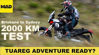 Aprilia Tuareg 660  Test Review Australia [upl. by Ymor]