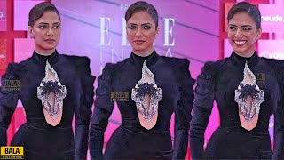 Malavika Mohanan Looks RAVISHING In Black arrives at Elle India Beauty Awards 2024 [upl. by Adnal]