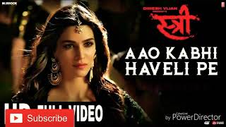 Aao Kabhi Haweli pe Song Karaoke  Stree [upl. by Dominique]