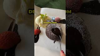 Most Popular Desserts Around The World shorts food cooking [upl. by Yesteb]