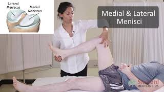 The Exam for Knee Pain  Stanford Medicine 25 [upl. by Laemsi]