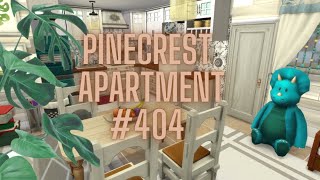 Pinecrest Apartment 404  No CC  Sims 4 Speed build [upl. by Neehs]