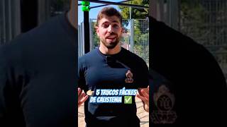 PRUEBA ESTOS 5 TRUCOS FÁCILES DE CALISTENIA PARA PRINCIPIANTES ✅ calistenia calisthenics trucos [upl. by Nekial872]