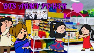 കൈനോട്ടക്കാരി  Part 10  school shopping 🛒  BTS army 💜Malayalam fun cartoon videos [upl. by Catto]