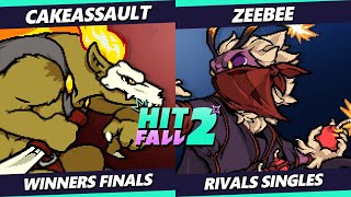 Hitfall 2 Winners Finals  CakeAssault Forsburn Vs ZeeBee Mollo Rivals of Aether  RoA [upl. by Alberta]