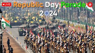 Republic Day Parade 2024 India Celebrates 75th Republic Day  26 January Parade [upl. by Atkinson]