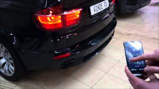 Активный звук выхлопной системы дизельного BMW X5 30d E70 от WINDERU [upl. by Asilim]