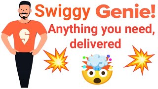 Swiggy GENIE  How it works Swiggy Genie Review  How to use Swiggy Genie  Most useul Feature 2022 [upl. by Ydnamron]