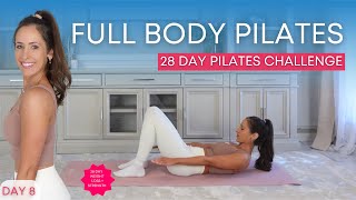 20 Min Pilates for Weight Loss amp Strength 28 Day Challenge Day 8 [upl. by Vicki]