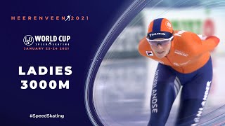 Irene Schouten NED  1st  Ladies 3000 m  ISU World Cup Speed Skating [upl. by Sivrad]