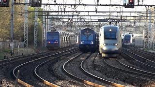 Les trains de ParisGare de Lyon et Bercy en timelapse [upl. by Jacie]