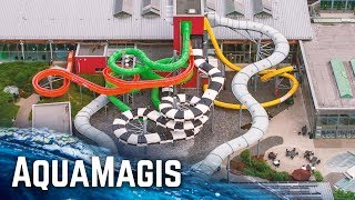 ALL WATER SLIDES at AquaMagis Plettenberg 2018 Version [upl. by Atter]