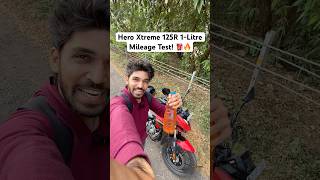 Xtreme 125R 1Litre Mileage Test 🔥 [upl. by Kiefer]