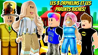 LES PAUVRES ORPHELINS ADOPTÉS PAR DES PARENTS RICHES FT NOAH ET MATHIS ROBLOX ADOPTION STORY [upl. by Airbmat186]