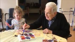 ONEgeneration Intergenerational Programs Painting [upl. by Ezana]