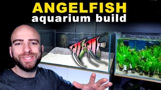 4ft ANGELFISH JUNGLE AQUARIUM BUILD BEGINS  MD FISH TANKS [upl. by Ingrid]