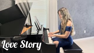 Love Story  Richard Clayderman Piano Cover Melissa Pianist [upl. by Blaseio]