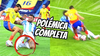 LO QUE NO VISTE de las POLÉMICAS de ARGENTINA vs COLOMBIA  Penal de OTAMENDI y JULIÁN [upl. by Sirac]