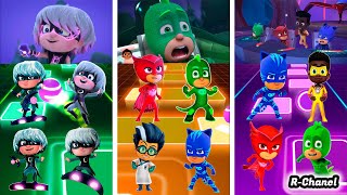 PJ Masks Team CATBOY vs OWLETTE vs GEKKO vs LUNA GIRL [upl. by Aleka]