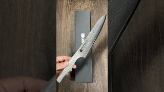 Shimomura UNRYU Damascus Santoku Knife 170mm with All Stainess Handle [upl. by Urion]