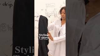 How To Style TShirts Fashion Tips  styling tips for fashion videos [upl. by Doreg637]