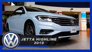 Volkswagen Jetta Highline 2019  Reseña Completa [upl. by Kinemod705]