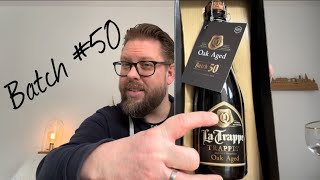 La Trappe  Quadrupel Oak Aged Batch 50  Beergeekholland  Bier Review [upl. by Adiraf]