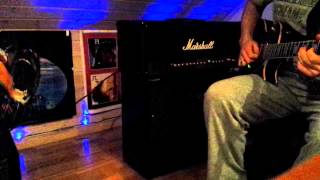 Marshall MA100H head Bugera Cabinet 2x12 [upl. by Aissela282]