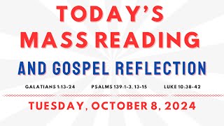 Todays Catholic Mass Readings and Gospel Reflection Tuesday October 8 2024  Gods Message Today [upl. by Ahsoj]