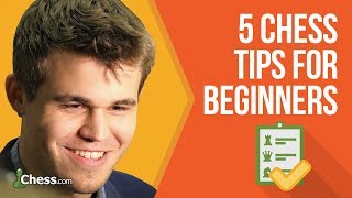 Magnus Carlsens 5 Chess Tips For Beginning Players [upl. by Yromas]