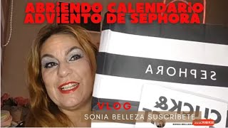 🎁🎁❤️❤️🎄🎄ABRIENDO CALENDARIO ADVIENTO SEPHORA 🎄🎄❤️❤️🎁🎁pielmadura sephora makeup belleza grwm [upl. by Airdnas]