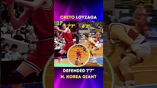 Chito Loyzaga Vs 77quot N Korea Giant Part 1🔥 [upl. by Addy]