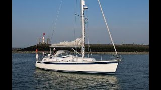 Hallberg Rassy 37  Upgraded with Electric Winches amp Fully Battened Mainsail [upl. by Urial171]