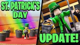 St Patricks Day QUEST Update Quest Event Items  Roblox Anomic [upl. by Hackathorn900]