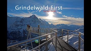 Grindelwald to First 31Dec 17 ep1 นั่งกระเช้าลอยฟ้าไปชมวิวที่ ยอดเขา First [upl. by Mirabelle376]