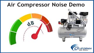 Air Compressor Noise Testing Demonstration  California Air Tools 4710SQ [upl. by Barbara]