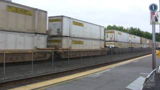 HiDefAmtrak amp BNSF At Kent WA MP 16019 8710 1020 1444 HRS PDT [upl. by Sierra]