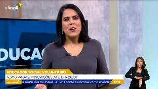 DF  Inscrições abertas para o programa Educador Social Voluntário [upl. by Gretel]