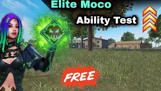 elite moco ability in free fire  awakening moco free fire [upl. by Song]