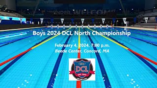 BOYS  DCL North Swim Meet  February 4 2024 [upl. by Roose]