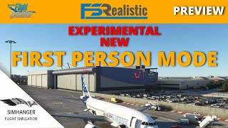 NEW First Person Mode  FSRealistic Update for Microsoft Flight Simulator  Try it for free [upl. by Gib]