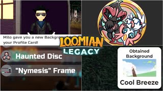 How to Obtain ALL Current Profile Customs Backgrounds Frames Badges  Loomian Legacy [upl. by Zachery955]